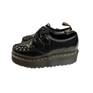 Dr Martens Black Sidney Leather Platform Shoe Creepers Women’s Size 7 UK 5